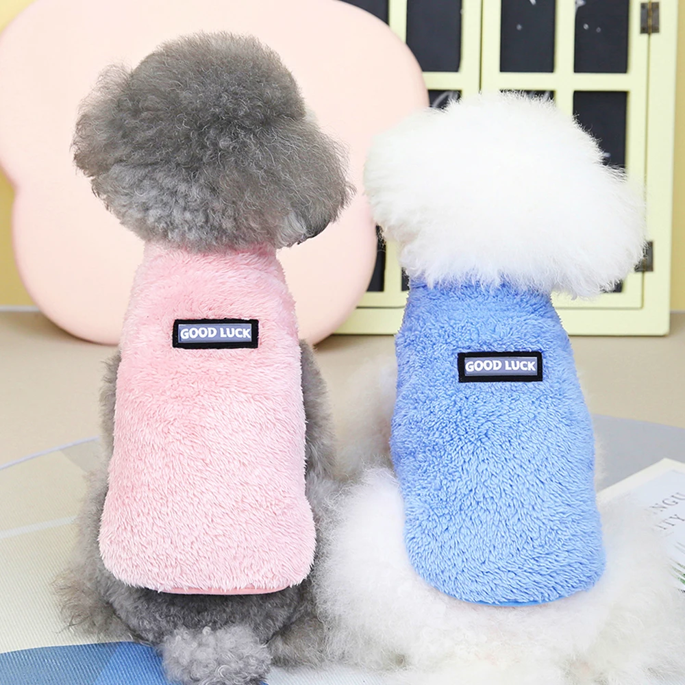 Soft Fleece Dog Clothes Warm Winter Dogs Cat Indoor Clothes Small Medium Dogs Pet Clothinfg Chihuahua Yorkshire Ropa Perro