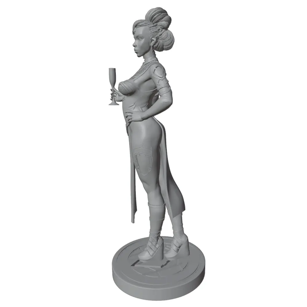 Figuras femeninas sexy de resina sin montar ni pintar para decoración - imagen 2