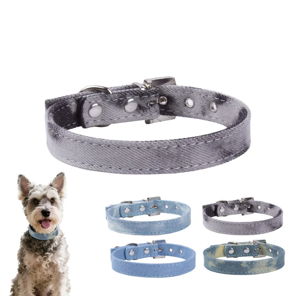 Collar vaquero ajustable multicolor con campana para perros y gatos - imagen 4