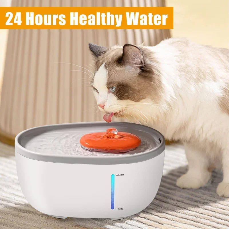 3 filtros con 3 espumas con sistema de filtración cuádruple para filtro de fuente para mascotas con fuente de agua para gatos y aguacate de 2,0 l - imagen 4
