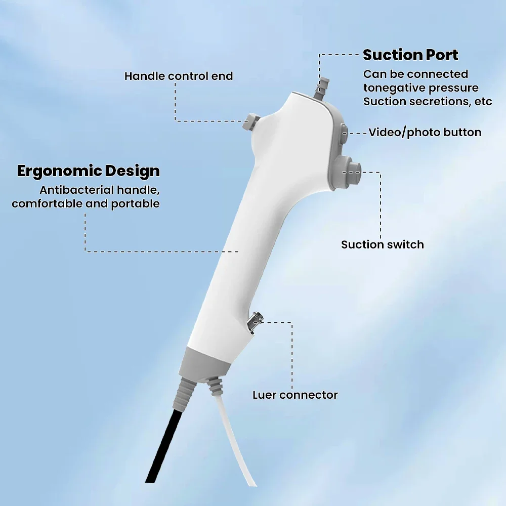 Cámara endoscópica veterinaria ENT de 2,8mm, endoscopia de urología Flexible multifunción para animales pequeños, mascotas, gatos, perros, PC, uso Android - imagen 5