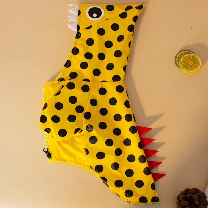 Ropa para mascotas, impermeable para salir de perros, impermeable con capucha de dos pies, impermeable para compras de Halloween para mascotas - imagen 5