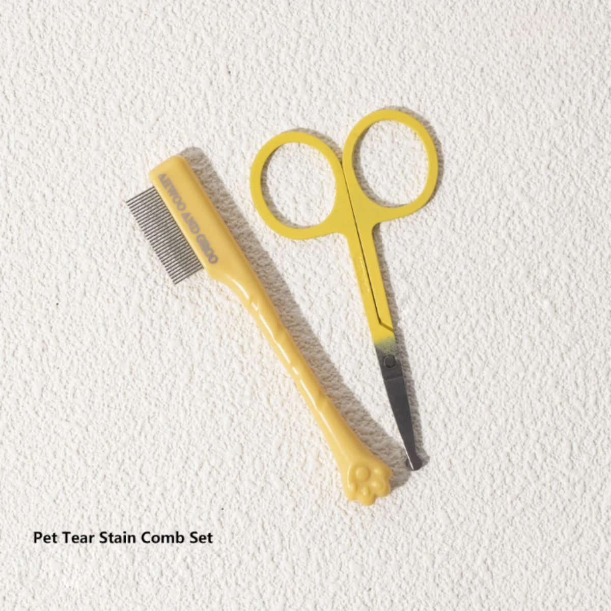 Juego de peine de limpieza Facial para mascotas, elimina las manchas de desgarro, peine para pata de gato, tijeras de reparación de pelo de perro, peine de pelo de gato, suministros de limpieza para mascotas - imagen 5