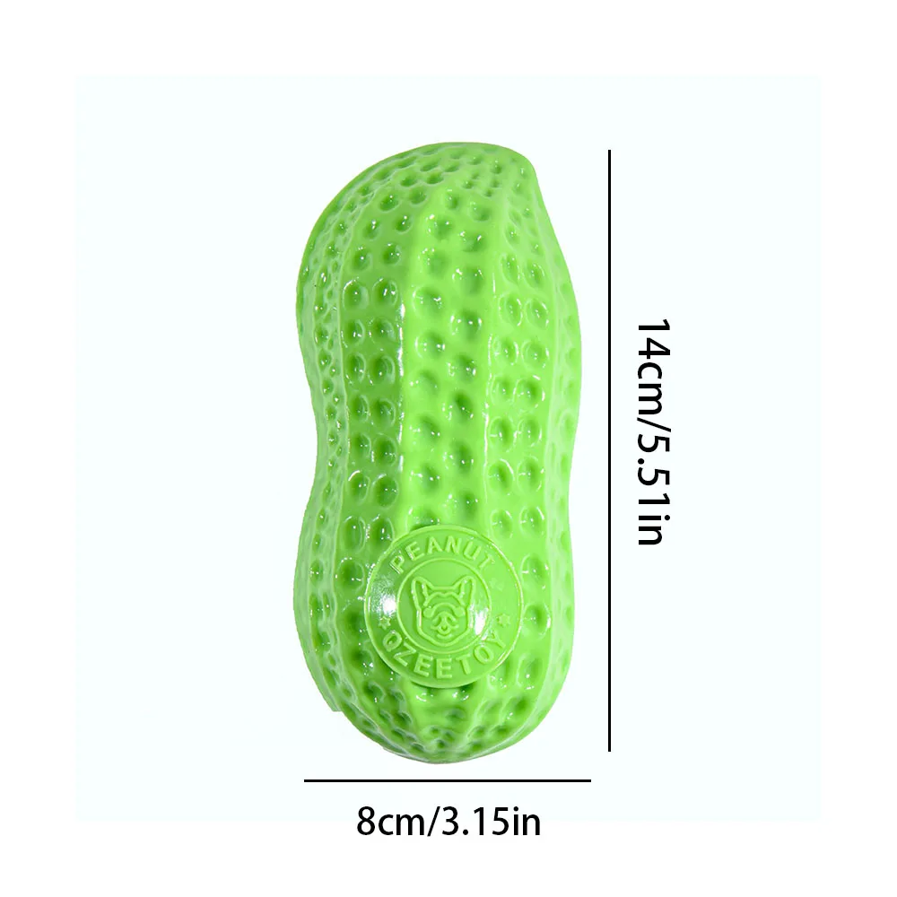 Juguetes realistas para mascotas con forma de maní, juguetes para masticar duraderos para perros y gatos, creación de sonido interactiva Molar antimoredom - imagen 4