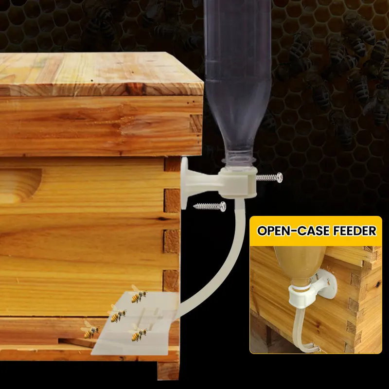 Alimentador de apicultura, alimentación de agua dentro de colmena, plástico, miel, azúcar, suministros de herramientas, equipo de apicultor, 1 ud., novedad de 2024
