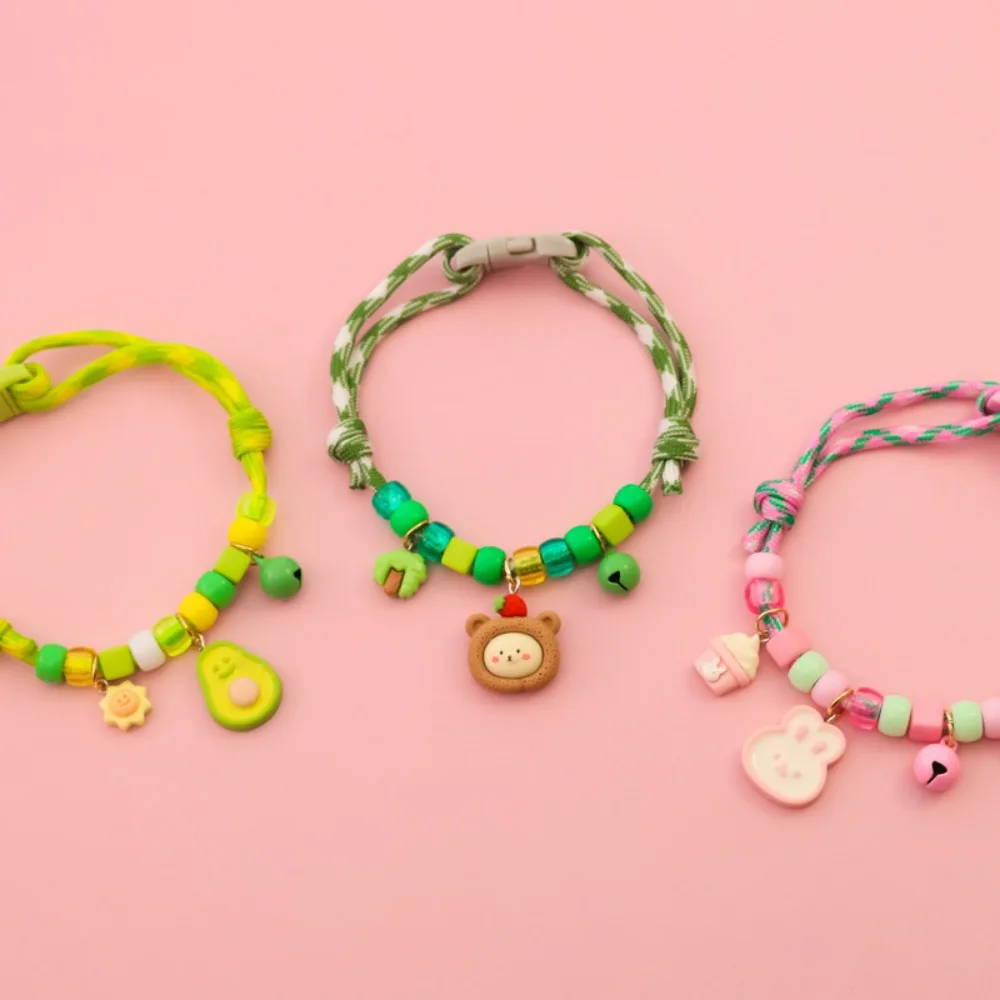Collar ajustable con charms para gatos y perros – Fresas y corazones - imagen 3
