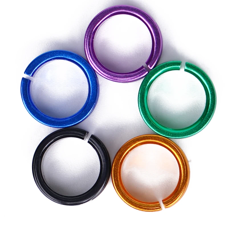 10 Uds. Anillos de aluminio para pies de Paloma, anillos para piernas de loro y pájaro, identificación de alimentación de aves, suministros para entrenamiento de vuelo al aire libre - imagen 3