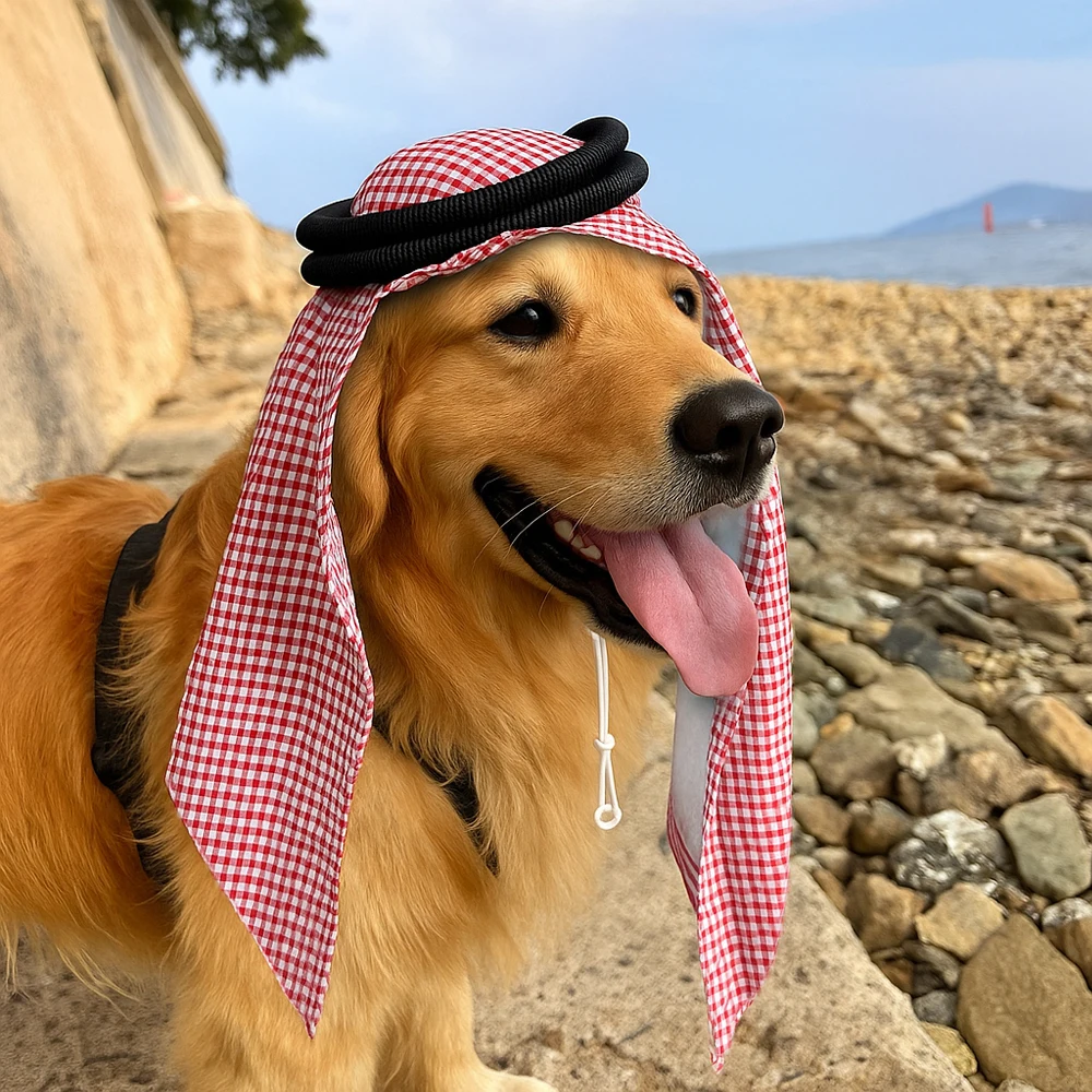 Gorro para mascotas, pañuelo para la cabeza, decoración de fiesta, disfraz divertido para fiesta, juego de rol, foto, bonito sombrero, accesorios para mascotas para gatos pequeños y perros - imagen 2