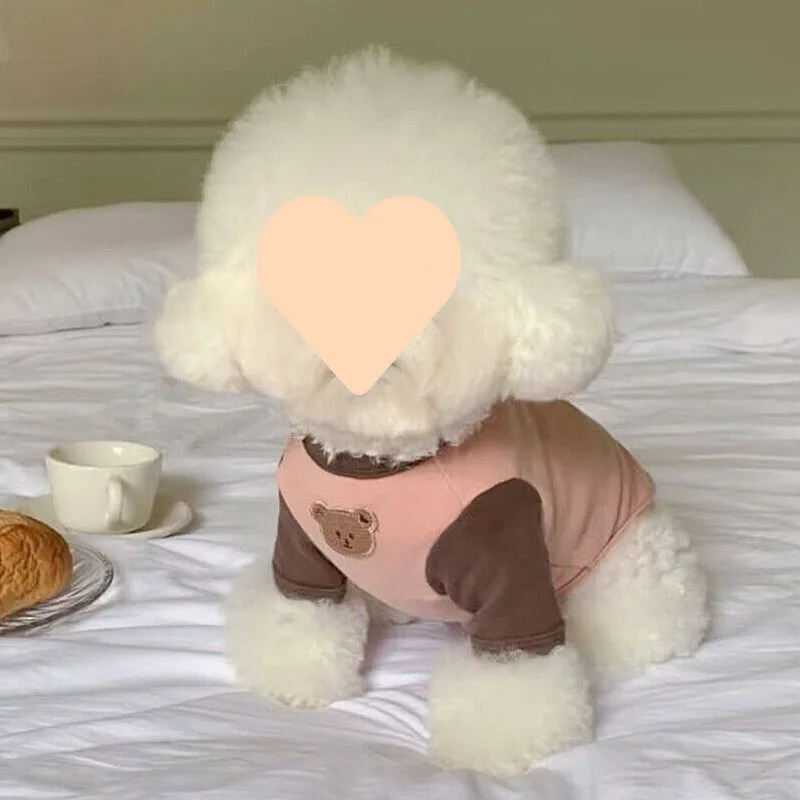 Polo de verano para perros, ropa para cachorros, Bichon Frise, Chihuahua, sudadera a rayas para perros, chaleco refrescante para perros pequeños y medianos - imagen 3