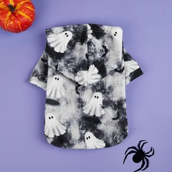 Camisa de Halloween con capucha para perros – Sudadera fantasma