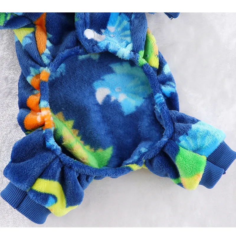 Pijamas de lana, mono cálido de invierno para mascotas, ropa estampada para perros pequeños, Chihuahua, perro salchicha, York, mono para cachorros - imagen 4