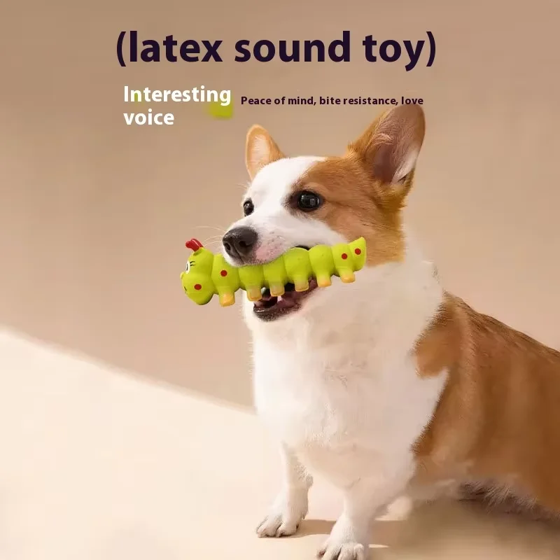 Juguete sonoro para perro – Oruga de rebote lento y suave - imagen 3