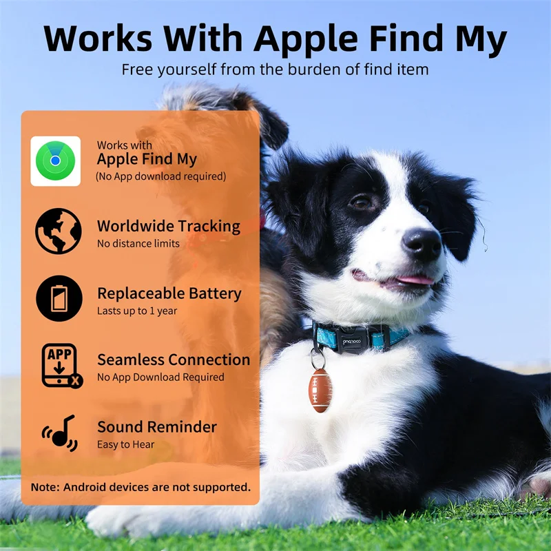 Rastreador Mini GPS para mascotas para Apple Find My Dog, ITag inteligente para niños, localizador de sonido antideslizante, resistente al agua, pequeño localizador GPS Global - imagen 3