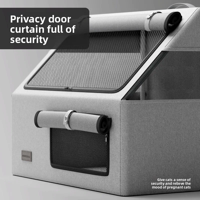Tienda de seguridad cerrada especial para gatos femeninos, nido para habitación de gatos, jaulas espaciales grandes transpirables, resistentes al desgaste y plegables - imagen 5
