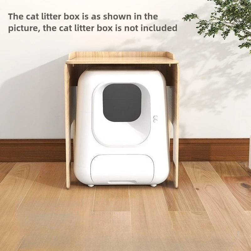 Árbol de inodoro para gatos, almacenamiento para gatos, caja de arena, accesorios de torre, soporte para caja de arena para gatos, muebles para árboles, suministros de productos para mascotas - imagen 3