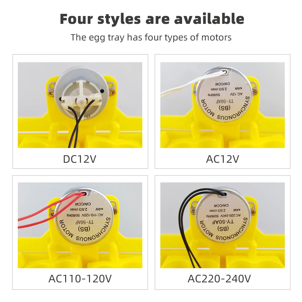 Incubadora de 24 huevos, 12V, 110V, 220V, bandeja para huevos, huevos giratorios, incubadora automática para incubar huevos para codorniz, ganso, pato, aves de corral - imagen 3