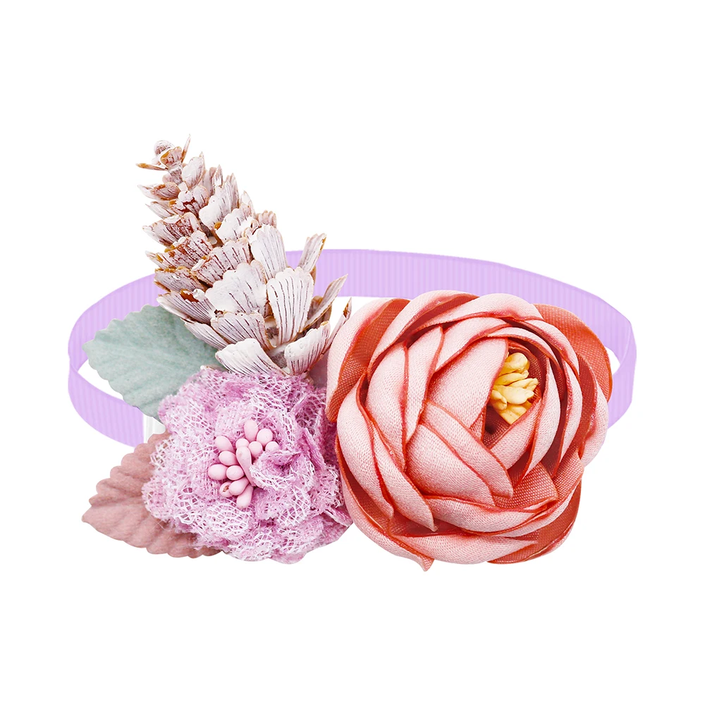 Nueva moda, pajaritas para perros con flores, lazos para perros con perlas y diamantes para mascotas, Collar de pajarita para perros, productos de aseo para perros de primavera para el Día de San Valentín - imagen 3