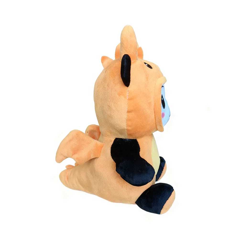 Dinosaurio Panda mascota juguetes de peluche interactivos compañero muñecas para perros resistente a mordeduras juguetes para masticar suaves cachorro juguete para aliviar la dentición - imagen 3