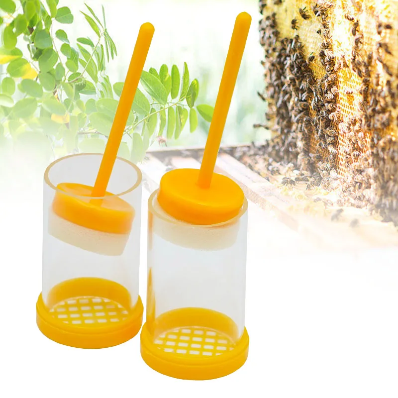 Marcador abeja reina con émbolo suave - herramienta apicultor - imagen 4