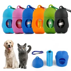 Dispensador portátil de bolsas para recoger caca de perro