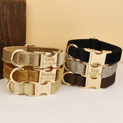 Collar y correa personalizados para perros – Conjunto lujo desmontable