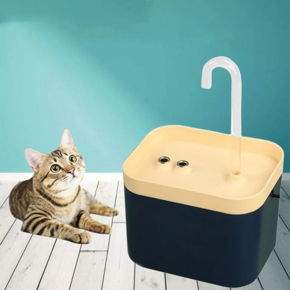 Fuente de agua inteligente para gatos alimentada por USB, filtro automático, dispensador eléctrico ultrasilencioso a prueba de fugas, agua corriente para gatos y perros pequeños