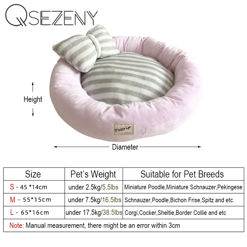 Sweet-cama redonda para gato, 2 en 1 cojín, cesta cálida para dormir, nido, perrera para perros y gatos pequeños - imagen 5