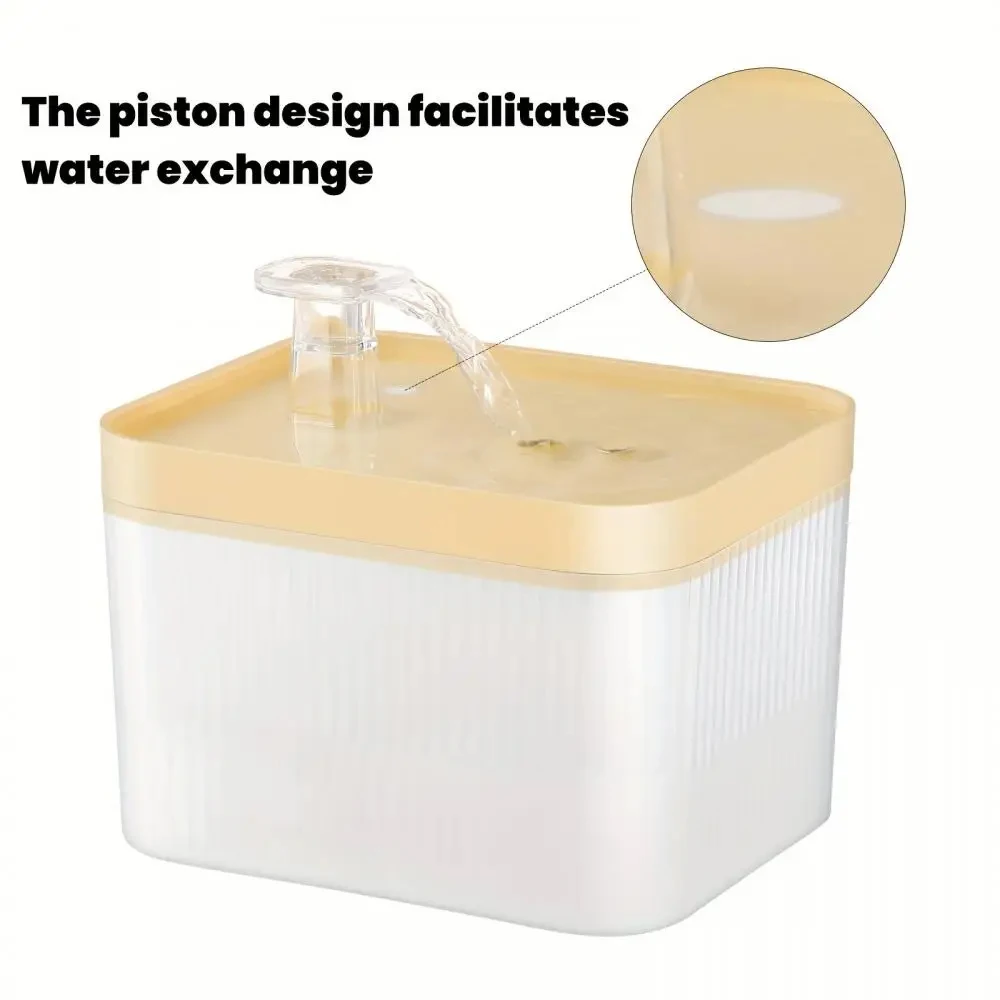 Fuente de agua de 2.5L para gatos, tazón para beber para mascotas, filtro de circulación automática USB, bomba de agua silenciosa sin ruido, adecuado para gatos y perros - imagen 5