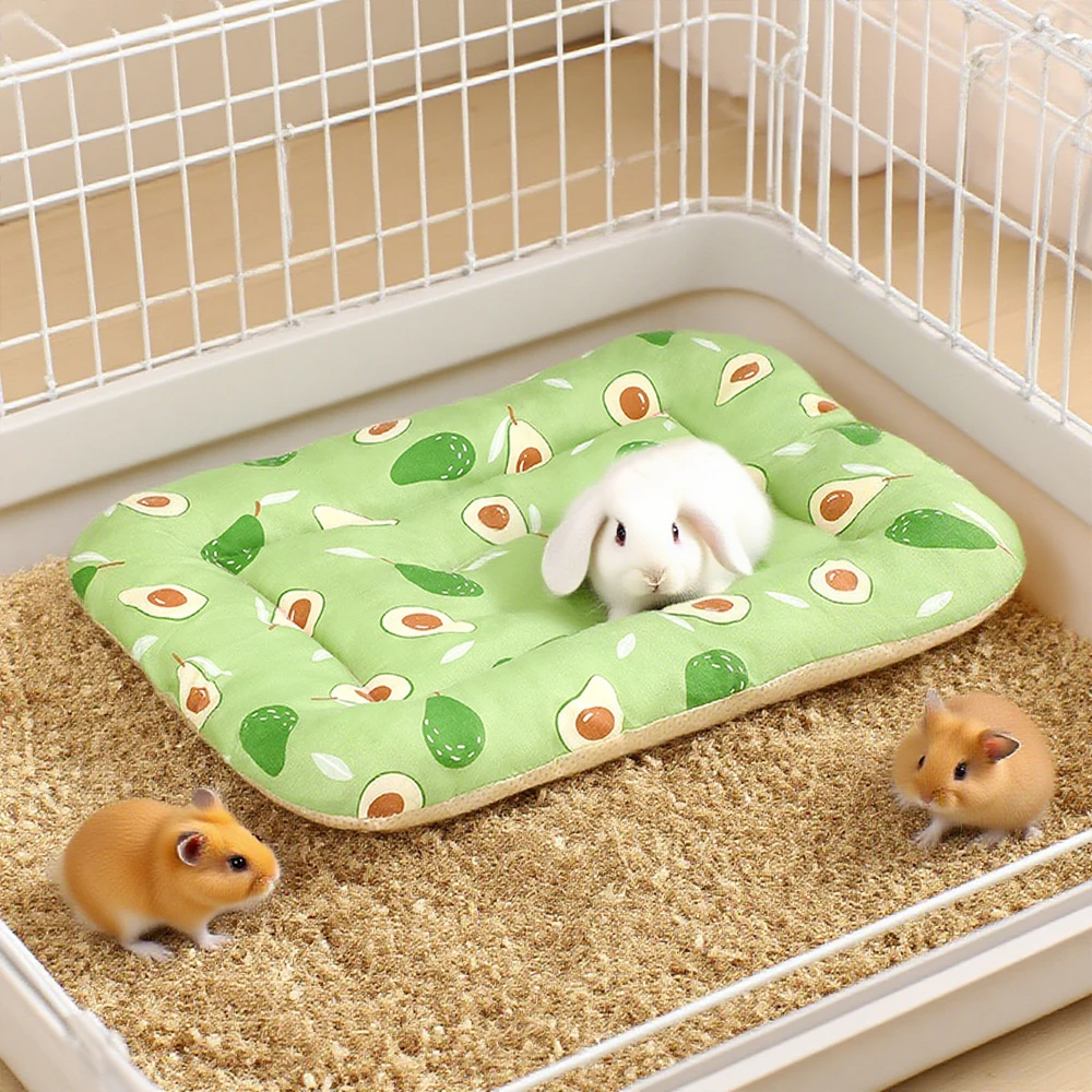 1 tapete para dormir duradero con estampado para mascotas, para animales pequeños, hámsteres, conejillos de indias, conejo, suave, transpirable, antideslizante, para todas las estaciones - imagen 3