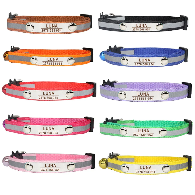 Collar reflectante para gatos con ID – Hebilla ajustable - imagen 4