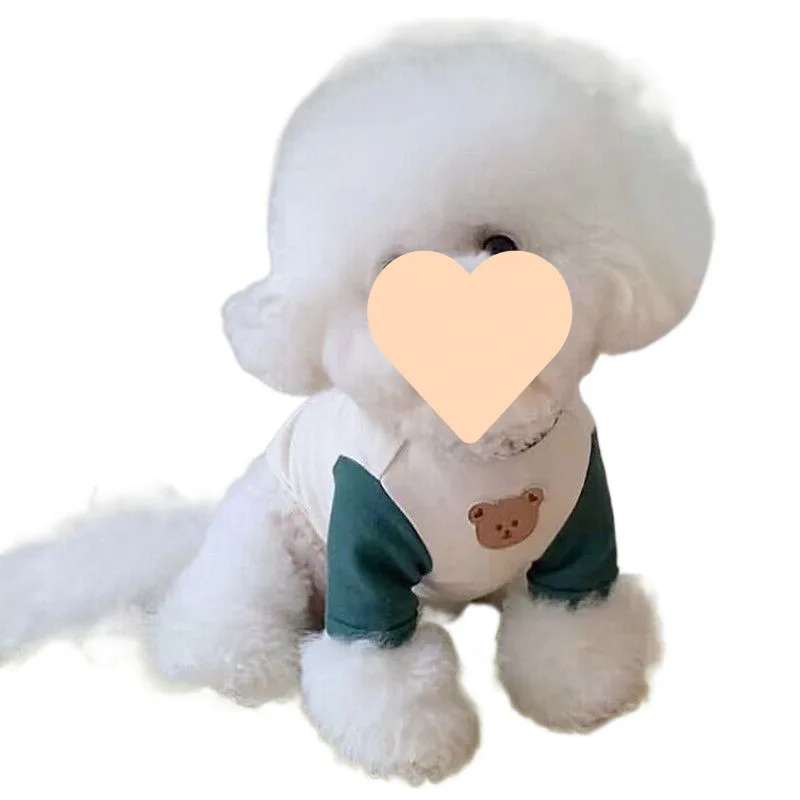 Polo de verano para perros, ropa para cachorros, Bichon Frise, Chihuahua, sudadera a rayas para perros, chaleco refrescante para perros pequeños y medianos - imagen 5