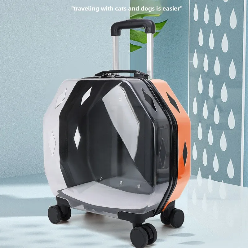 Transportin mochila transparente para perros y gatos - ventilado - imagen 3