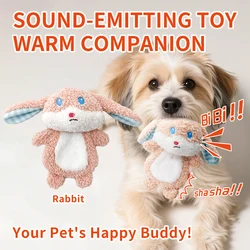 Juguete de peluche para perros pequeños con sonajero y chirriador