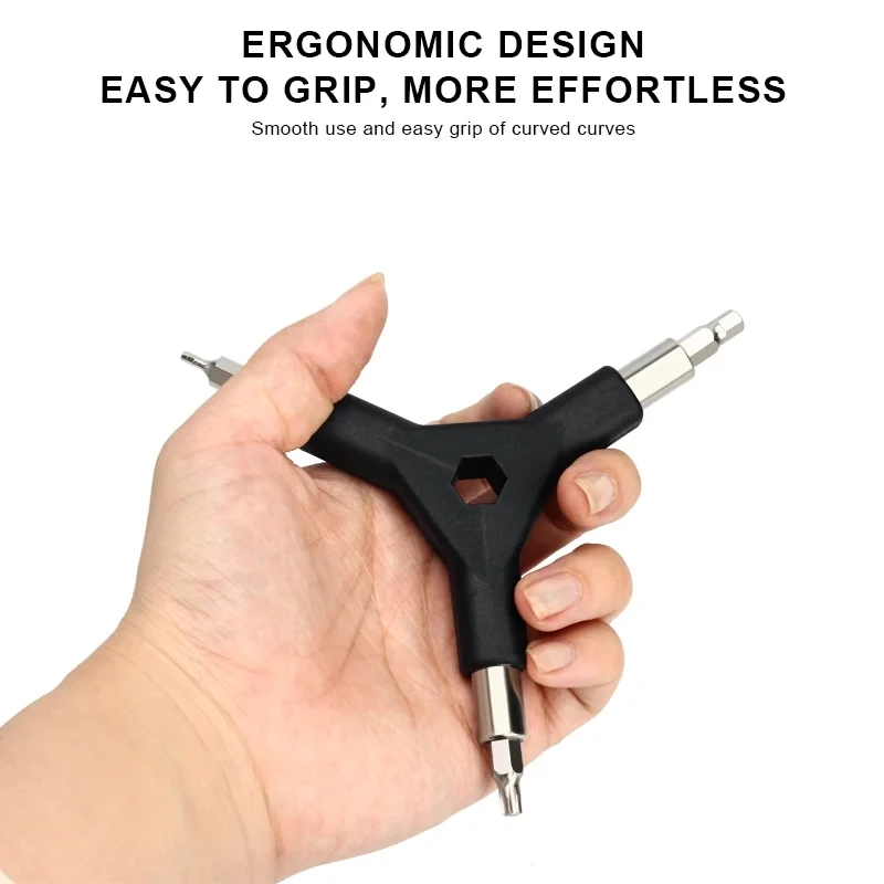 Kit multiherramienta en Y con puntas intercambiables para bicicleta - imagen 5