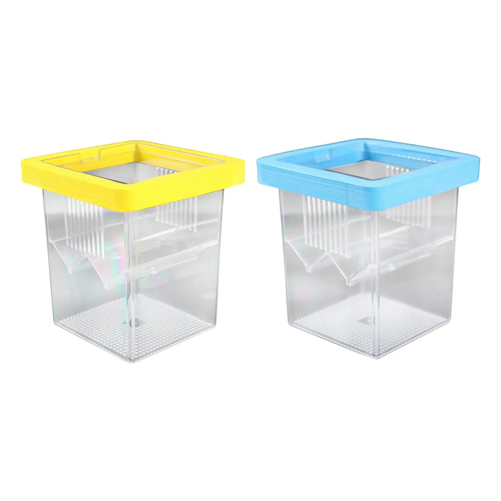 Caja de cría para pecera, caja de cría de peces, mini estuche de aislamiento para freír pescado, tanque de cría flotante, caja para incubar,