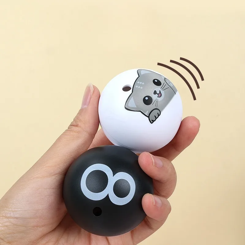 Juguetes de pelota chirriante para mascotas, suministros de juego interactivos para interiores para gatos, productos de entrenamiento para lanzar dientes resistentes al masticable para gatitos y cachorros - imagen 4