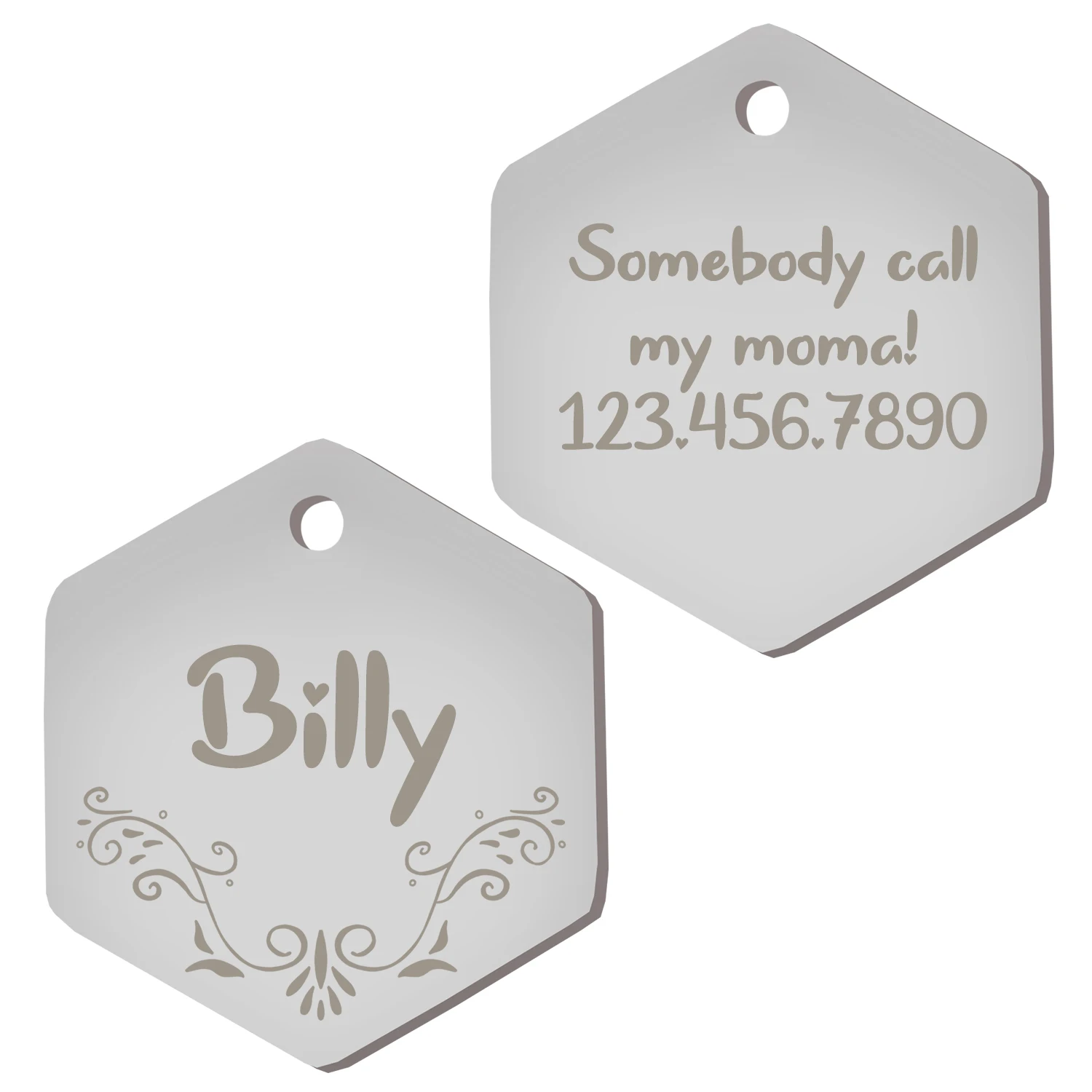 Placa identificación colgante para perros y gatos - imagen 3
