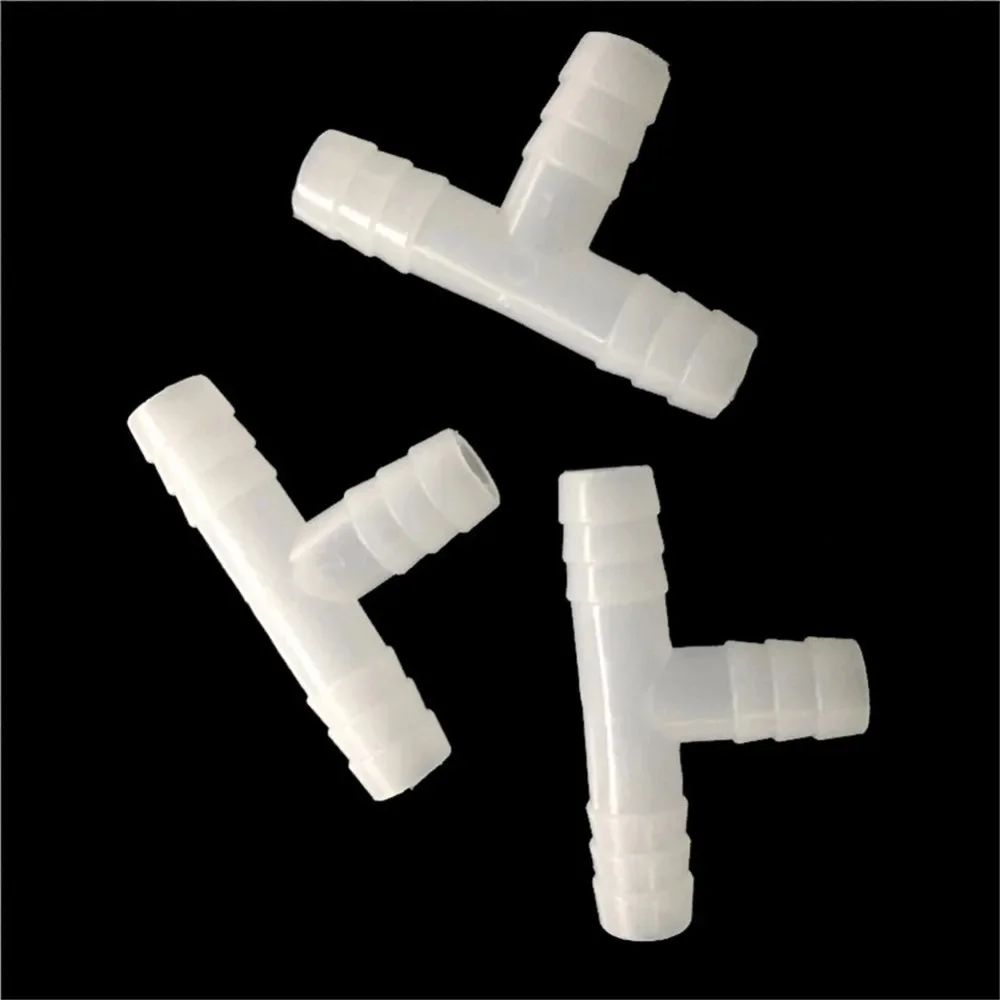 500 Uds. Conectores de sistema de bebida de pollo de 8mm manguera de codorniz de 3 vías y 4 vías para agua potable tetina de conejo equipo de aves de corral - imagen 4