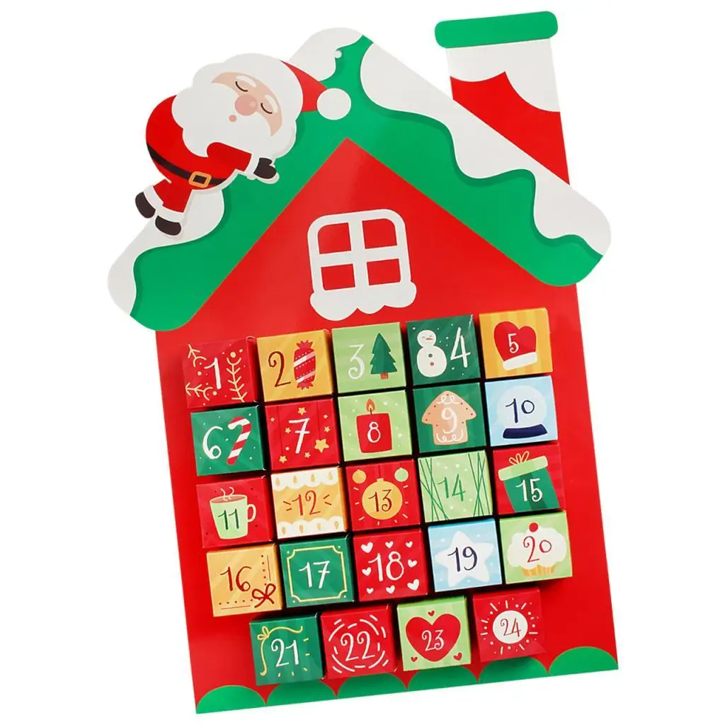 Christmas Advent Calendar Bedroom Business Restaurants Number Date Ornament Dorm Wall Hanging Christmas Calendar Xmas Decoration