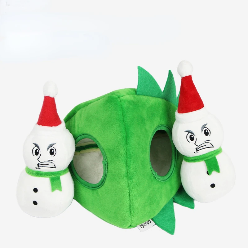 Juguete interactivo de peluche con forma de fresa para perro, juguete de peluche para perro perezoso, para actividades de ocultamiento, suministros para mascotas - imagen 4