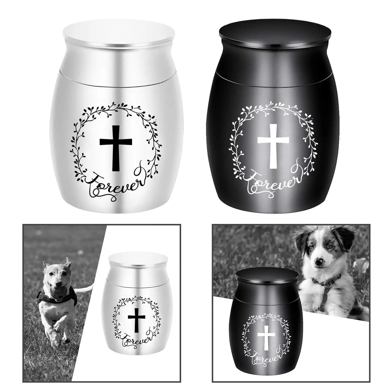 Memorial Pets Urn Mini Urns Dogs Decorative Urns Memorial Ash Holder Keepsake Urns for Kitten Small Animals Bunny Cats Rabbit