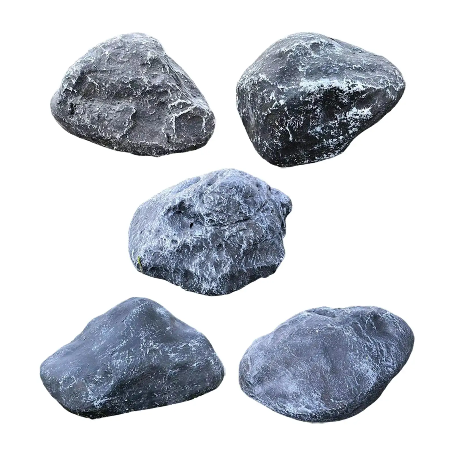 Landscape Rock Faux Stone Sculpture Decorative Versatile Realistic Fake Rock for Outdoor Porch Garden Decoration Movie Prop