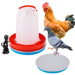 Bebedero calefactor para aves de corral - base sin congelación