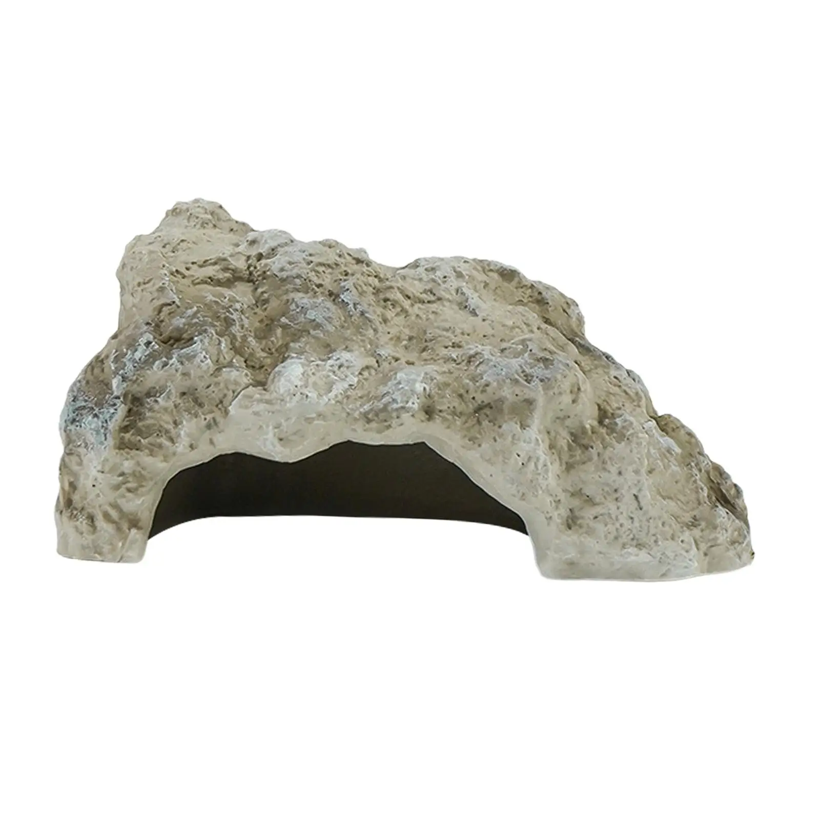 Plataforma para tomar el sol de tortugas, decoración de hábitat de paisaje de PVC, escondite de roca para reptiles, escondite de cueva para reptiles, para dragón barbudo, tortuga, Gecko - imagen 2