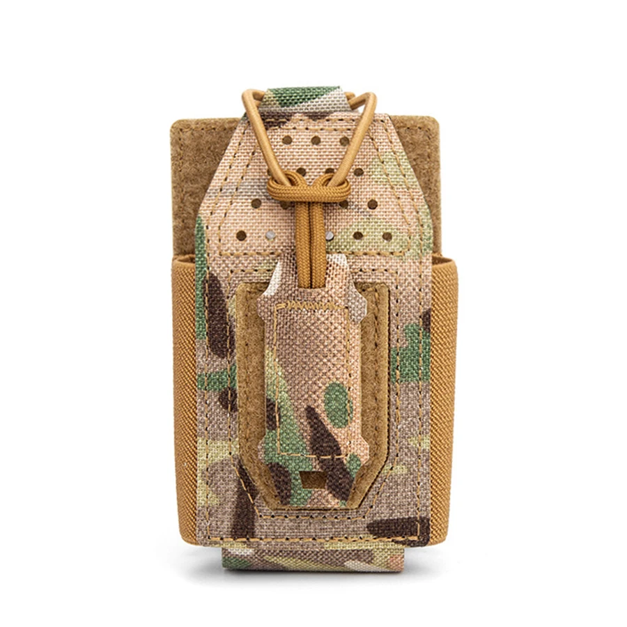 Bolsa Táctica Mini MOLLE para Radio Portátil – Accesorio para Perros