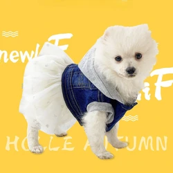 Ropa de algodón Bichon y Pomerania para perros pequeños – Invierno y otoño