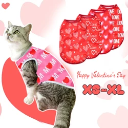 Ropa de San Valentín para perros y gatos – chaleco transpirable