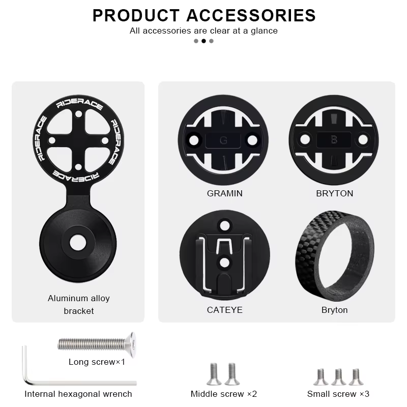 Soporte ciclocomputador Garmin Edge Bryton Cateye-Accesorios MTB