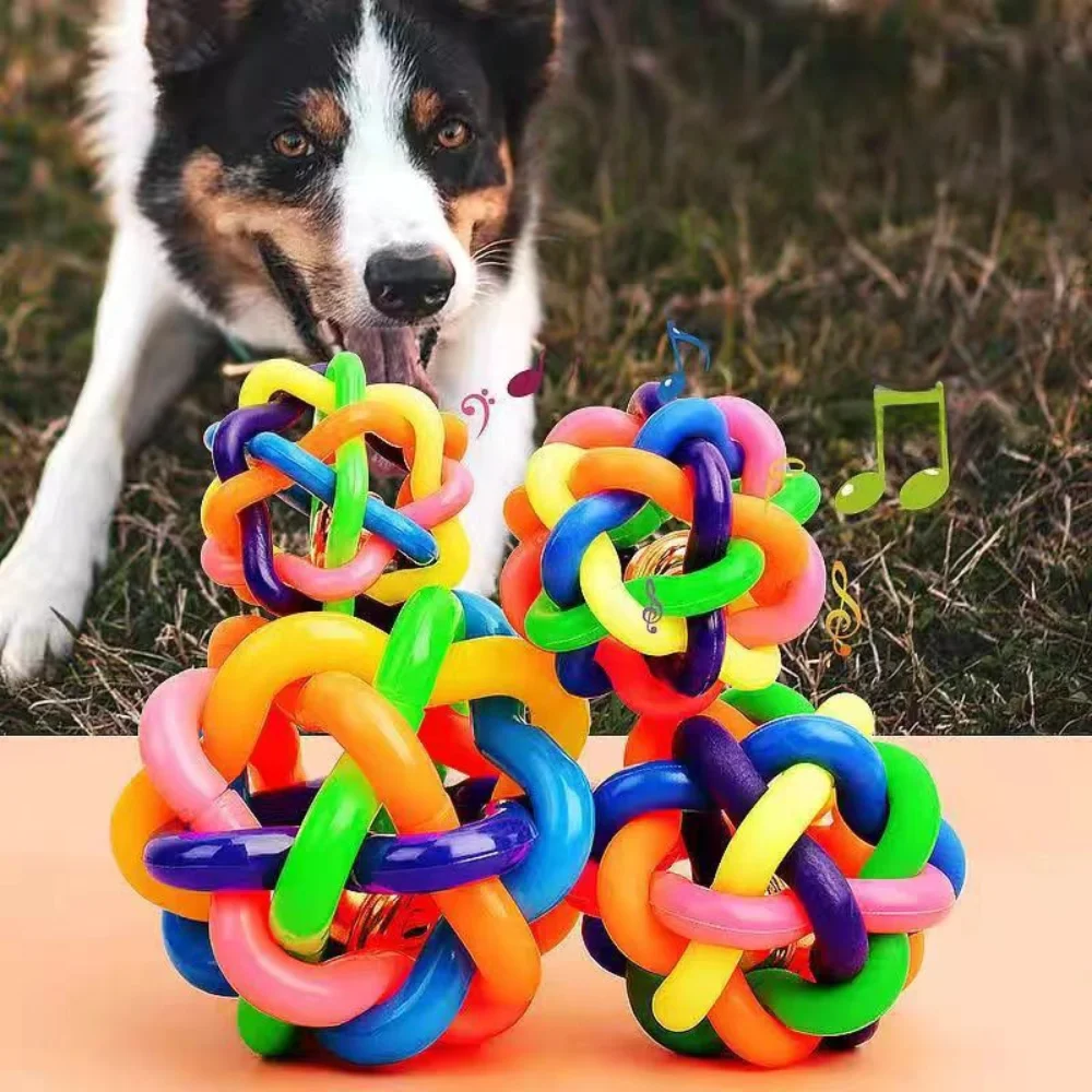 Bola sonora con campanas para gatos – Juguete interactivo