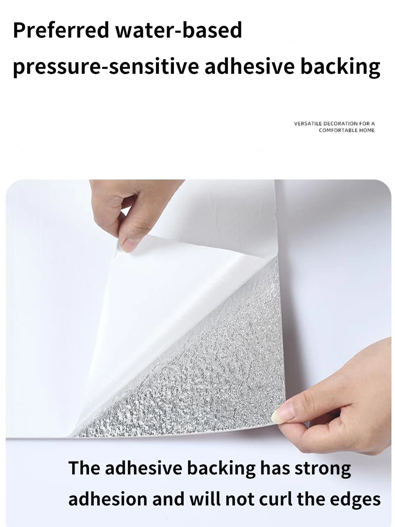 10/20 piezas de pegatinas de suelo impermeables con patrón de mármol, azulejos, pegatinas autoadhesivas para suelo, pegatinas pelables y adhesivas, decoración de la sala de estar, decoración de la habitación, decoración del hogar, decoración de la cocina - imagen 5